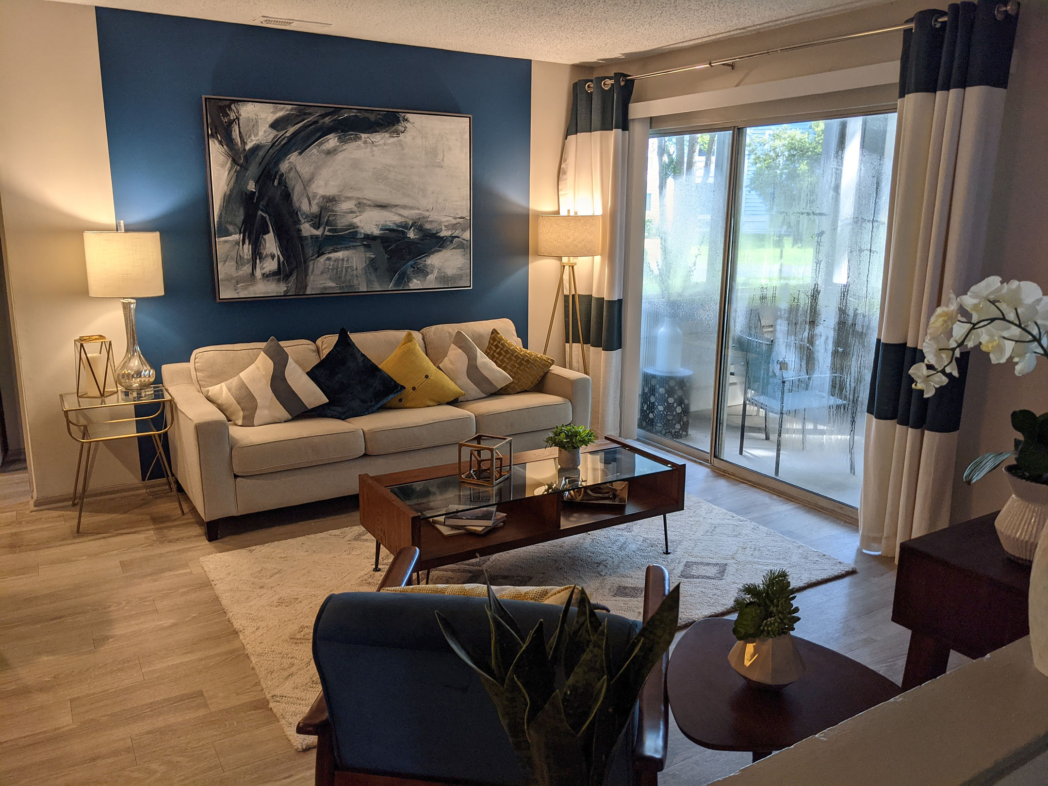 spacious living room